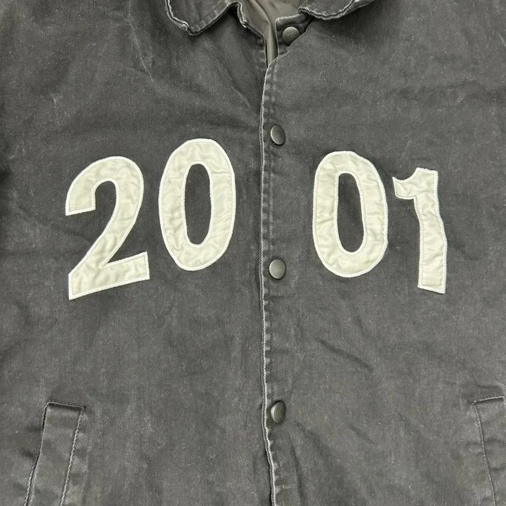 Vintage Y2K Grizzly 2001‎ varsity jacket bomber